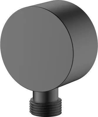 Produktbild von Avapax | Winkelanschluss Gerade - Gun Metal - Messing - Korrosionsbeständig - Kollektion Ronde