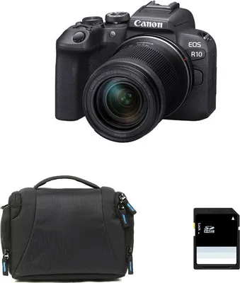 Image de CANON EOS R10 + RF-S 18-150mm F3.5-6.3 IS STM + Sac + Carte SD 8 Go