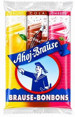 Produktbild von Ahoj-Brause Brause-Bonbons Stangen 3er