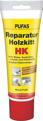 Produktbild von PUFAS Reparatur-Holzkitt HK – gebrauchsfertiger Holzkitt 400 g
