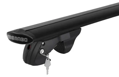 Obrázok produktu pre Menabo Fender Black XL | Strešný nosič pre Audi - A4 (B8/8K) Allroad, modelové roky 2007-2015 - hliník - dĺžka 135 cm - nosnosť 90 kg - balenie obsahuje 2 kusy