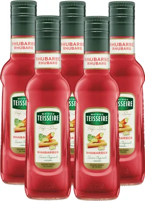 Produktbild von Mathieu Teisseire Getränke-Sirup Rhabarber 0,25L (5er Pack)