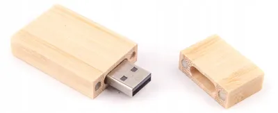 Produktbild von MemoRabbit Holz-USB-Stick Hellbreit 128 GB