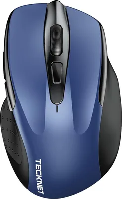 Produktbild von Kabellose Bluetooth Maus (DREI Modi: BT 5.0/3.0 + 2,4 G), 4800 DPI, Ergonomische leise kabellose Maus für Laptops, Mac OS, Android, Windows