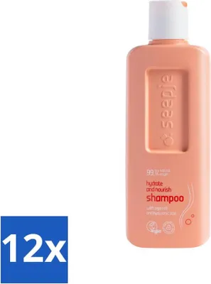 Obrázek produktu pro Seepje - Hydrate & Nourish Shampoo - Intenzivní hydratace pro zdravé vlasy - 300 ml - hodnotné balení - 12 kusů