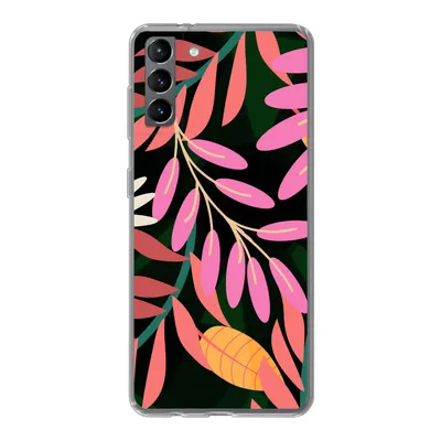 Produktbild von MuchoWow® Handyhülle Schutzhülle Hülle für Samsung Galaxy S21 Plus Tropisch - Blumen - Muster Silikon Softcase Handy Hülle - Handy-Tasche