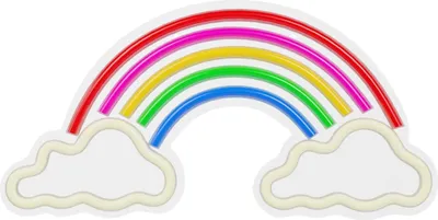 Immagine prodotto di Forever Light Neon PLEXI LED arcobaleno tra le nuvole luci notturne multicolori FPNE32