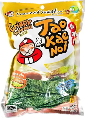 Produktbild von Taokenoi Crispy Seaweed Wasabi 32g