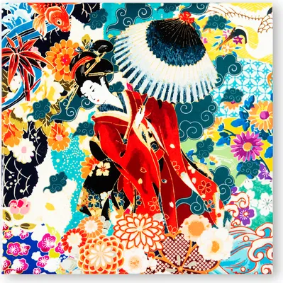 Produktbild von Excelsa untersetzer Kimono keramik 15 cm bunt