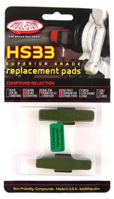 Produktbild von KoolStop Bremsschuh Magura olivgrün Keramikfelgen HS11 HS22 HS33 HS24 Bremsbelag