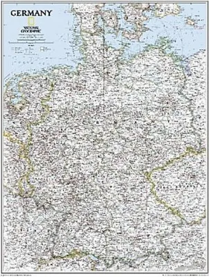 Obrázek produktu pro National Geographic Map Classic Německo, Planokarte