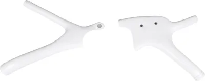 Produktbild von Rahmenprotektoren UFO PLAST 2-teilig Verkleidung Rahmenabdeckung für Yamaha YZ WR 125 / 250 ccm Bj. 1993 - 2001, Farbe:weiß OEM