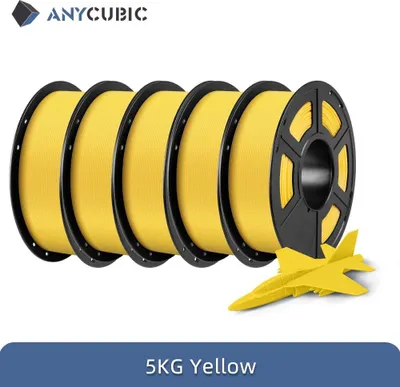 Obrázok produktu pre Filament do 3D tlačiarne – PLA 1,75 mm – pre 3D tlačiarne FDM – 5 kg – ekologický – žltý