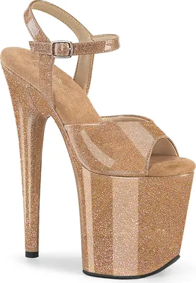 Produktbild von FLAMINGO-809GP Damen Sandale von Pleaser, Gold  , EU 37, US 7