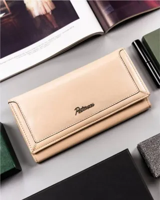 Obrázek produktu pro Peterson dámská kožená peněženka s RFID bežová 19x10 cm
