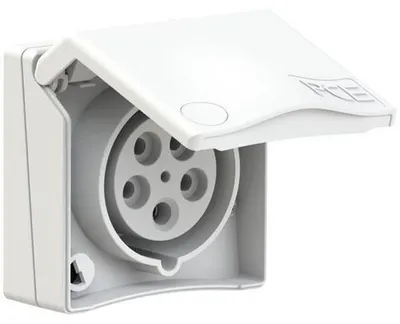 Produktbild von Pce Anbausteckdose 16A 5P 6H Ip44 (845-6V)
