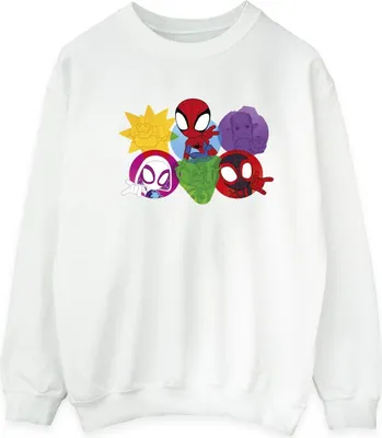 Produktbild von Marvel - "Spidey And His Amazing Friends" Sweatshirt für Herren BI44813 (S) (Weiß)