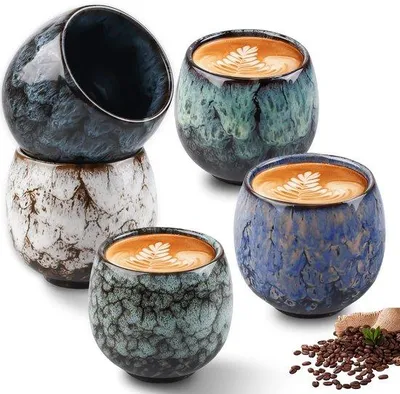 Produktbild von Espressotassen-Set, 5 Stück - 110 ml, aus Keramik