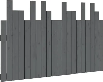 Obrázok produktu pre vidaXL Nástenné čelo sivé 127,5x3x80 cm Masívne borovicové drevo