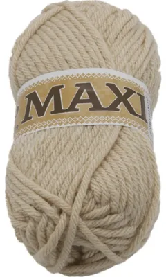 Zdjęcie produktu dla Przędza JUMBO MAXI – 100 g / 65 m – naturalna