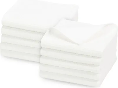 Produktbild von 10er Set Seiftücher, Baumwolle, 30x30 cm, weiß