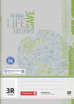 Zdjęcie produktu dla BRUNNEN 1044103231 HeftA4 16Bl Lin 3R RCP