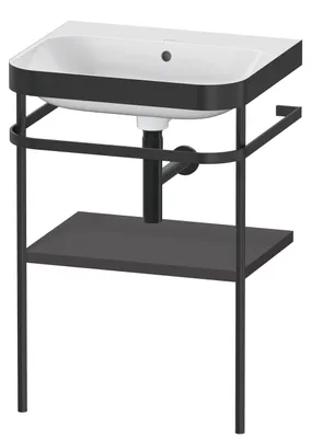 Produktbild von DURAVIT HP4735N8080 Metallk. mit Happy D.2 Plus bodenst.