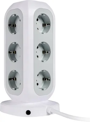 Produktbild von Verbatim EU Power Tower EUPT-01 11xAC / 2xUSB-A / 2xUSB-C  49547