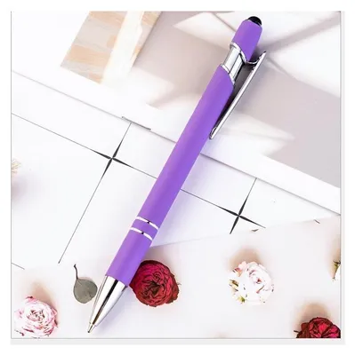 Produktbild von Kugelschreiber Display Touch Pen Stift für iPad iPhone Samsung Huawei Xiaomi Lila