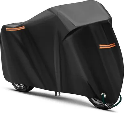 Produktbild von Famanu Motorradhülle Wasserdicht, 210T Oxford, UV-Schutz, Winddicht, 245x105x125CM