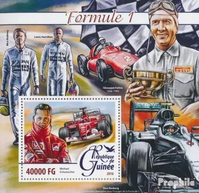 Produktbild von Briefmarken Guinea 2016 Mi Block 2636 (kompl. Ausgabe) postfrisch Formel 5