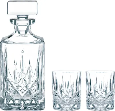 Obrázok produktu pre Nachtmann Noblesse, Priehľadná, Sklo, 3 kusov, Kolo, Noblesse