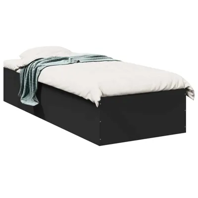 Obrázek produktu pro vidaXL Postelový rošt černý 75x190 cm Dřevěný materiál
