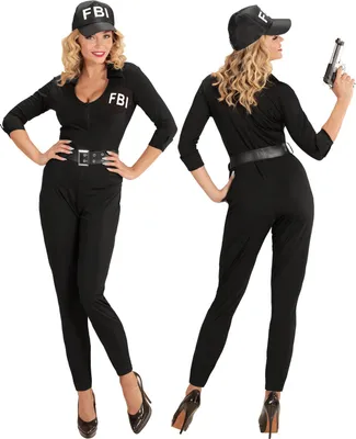 Produktbild von FBI Agentin Overall Gürtel Kappe L