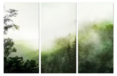 Immagine prodotto di LUMASOUL Quadri su tela con motivi natura, quadri da parete cornice in legno, quadri 90x60cm paesaggio montano 3