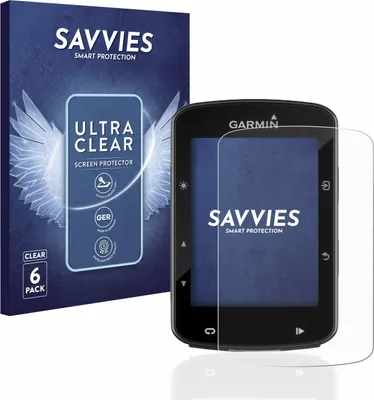 Produktbild von 6x Für Garmin Edge 520 Plus Schutzfolie Savvies Displayschutz Display Schutz Folie Klar Transparent