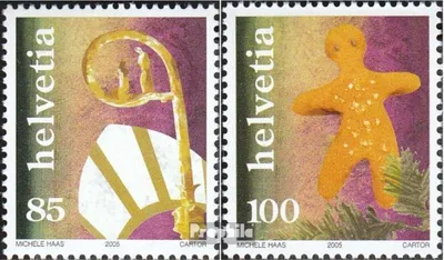 Produktbild von Briefmarken Schweiz 2005 Mi 1947-1948 (kompl.Ausg.) gestempelt Weihnachtsbräuche