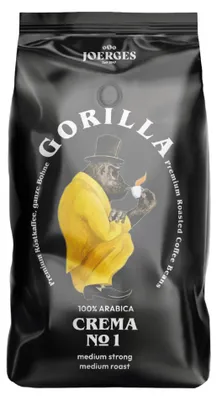 Produktbild von Joerges Gorilla Crema No 1 Espresso Kaffeebohnen 1kg