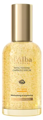 Zdjęcie produktu dla d'Alba - Vita Toning Capsule Serum, 100ml serum rozświetlające z kapsułkami