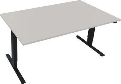 Produktbild von Sitz-/Stehtisch T-Kufe klappbar B1600xT900xH625-1285 an/Lichtgrau