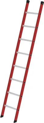 Produktbild von Sprossen-Anlegeleiter GFK/Alu ohne Traverse 8 Sprossen