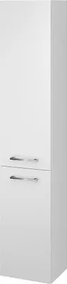 Produktbild von BADLAND Badezimmer Hochhängeschrank Hochschrank mit 2-Türen LARA 150x30x25 Weiß