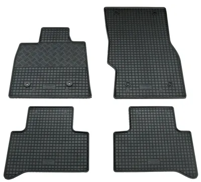 Gummifußmatten Set 4-teilig für Alfa Romeo Stelvio (2017-), schwarz