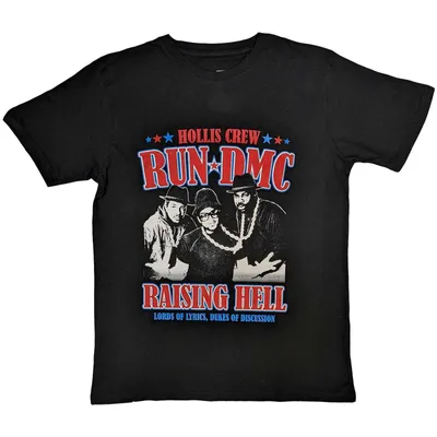 Produktbild von Run DMC Raising Hell Americana Black L T-Shirt