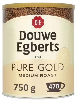 Image de Café instantané Douwe Egberts Pure Gold, torréfaction moyenne, 750g