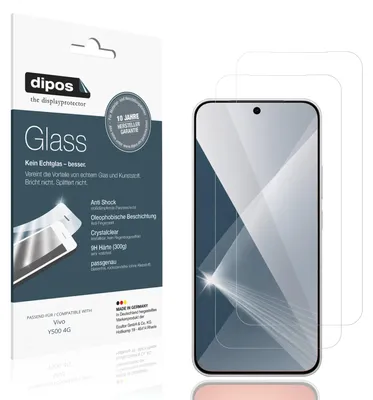 Image de 2x Protection ecrán pour Vivo Y500 4G Verre souple Film Protecteur 9H dipos