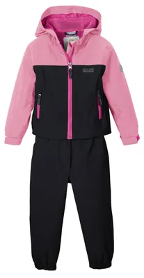 Productafbeelding van first instinct van killtec: Kinderoverall met afneembare mouwen en capuchon, in de kleur matscha