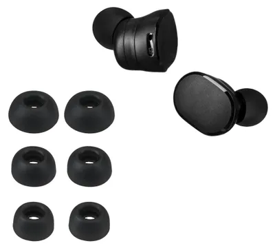 Produktbild von kwmobile 6x Polster kompatibel mit JBL Tune 130 NC TWS - 3 Größen - Silikon Ohrstöpsel In-Ear Kopfhörer