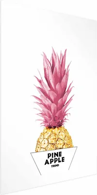 Produktbild von Posterpapier Poster - Golden Pineapple 21x30 cm Blumen b-C-0290-ao-a