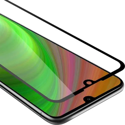 Produktbild von Cadorabo Panzerfolie für Huawei Y6 2019 Schutzfolie in Schwarz Vollbild Folie Tempered Display Schutzglas